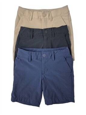 All in Motion Boys Performance Stretch Chino Shorts Bundle Size 4 Set of 3
